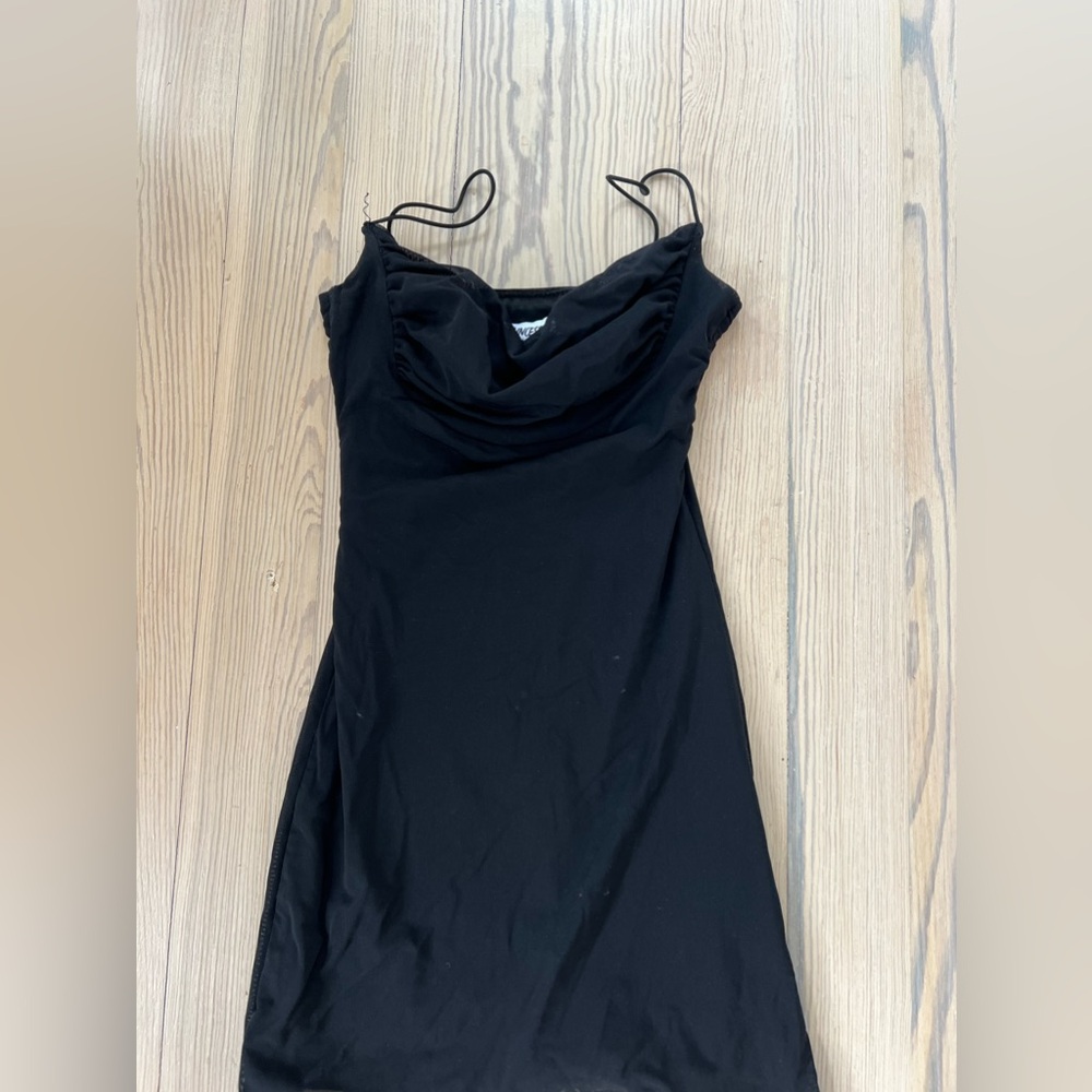 princess polly black mini dress